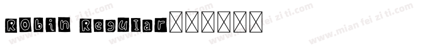 Robin Regular字体转换